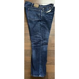 Polo Ralph Lauren Jeans Mens 36x34 Blue Hampton Relaxed Straight Denim Pants